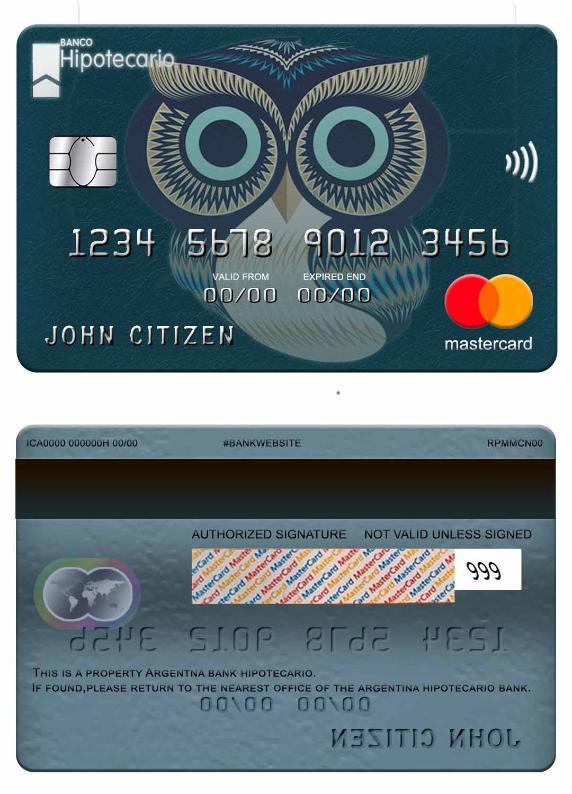 Argentina Hipotecario Bank mastercard